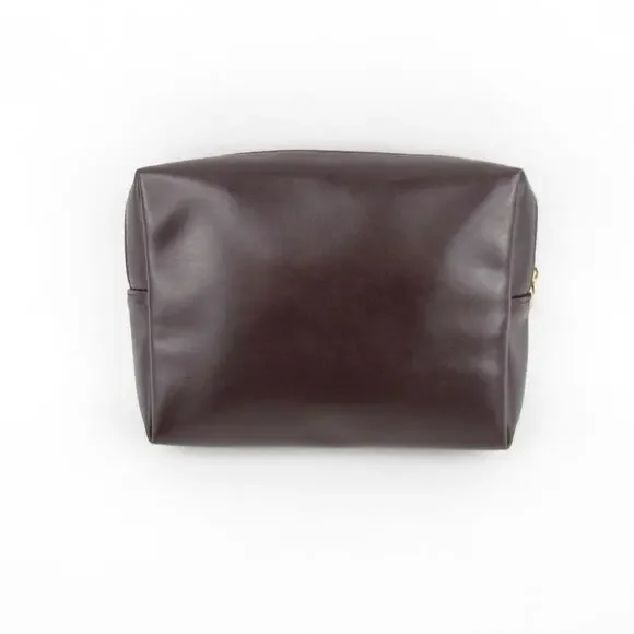YSL Beauté Burgundy Oxblood Makeup Pouch - Picture 2 of 8